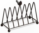 Cast Iron 7 Place Metal Plate Stand,Vintage Plate Holder Dish Rack