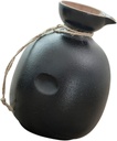 IMIKEYA Vintage Japanese Style Ceramic Wine Jug Small Sake Kettle Elegant Rice Wine Serving Pot for Asian Food Entertaining Friends Family Special Occasions