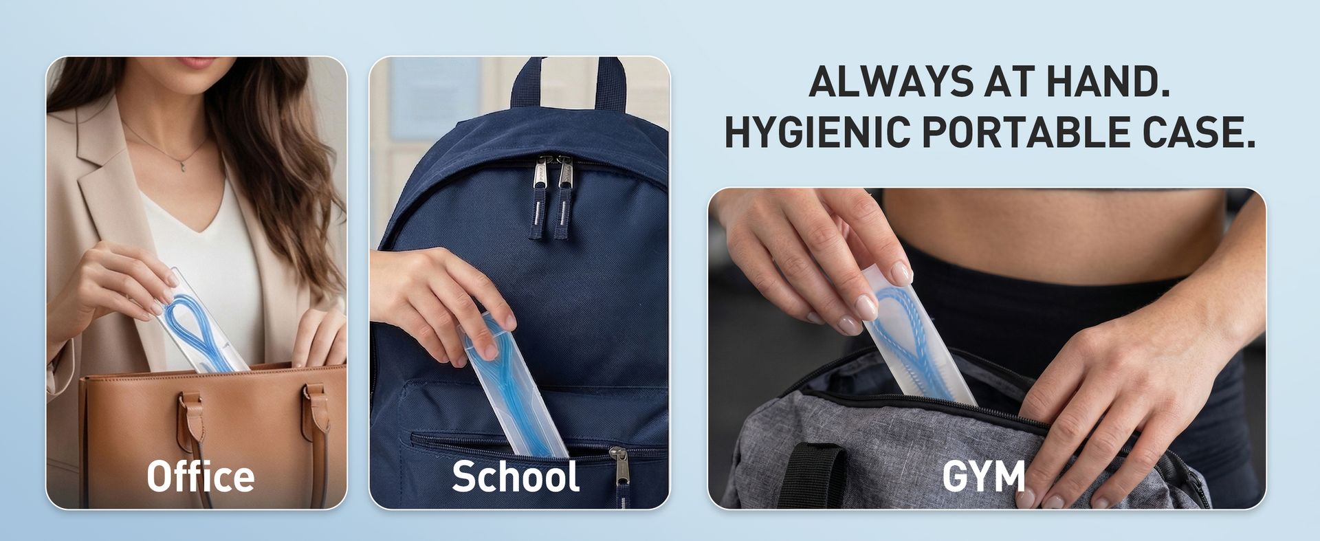 RAZOKO Dental Floss Threaders for Braces & Orthodontic Care