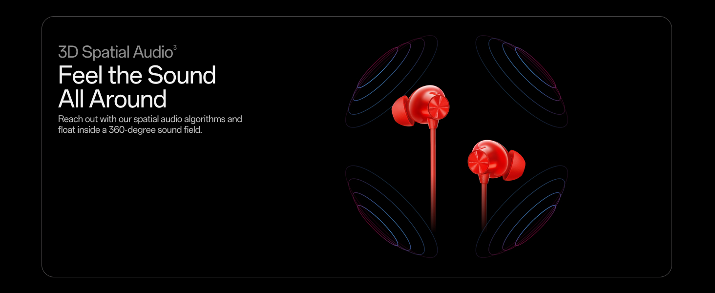 OnePlus Bullets Wireless Z3 in-Ear Neckband with 12.4mm Drivers, 3D Spatial Audio,10 mins Charge for 27 hrs Playback, AI Call Noise Cancellation, 4 EQ preset, Dynamic bass Enhancement & BT5.4