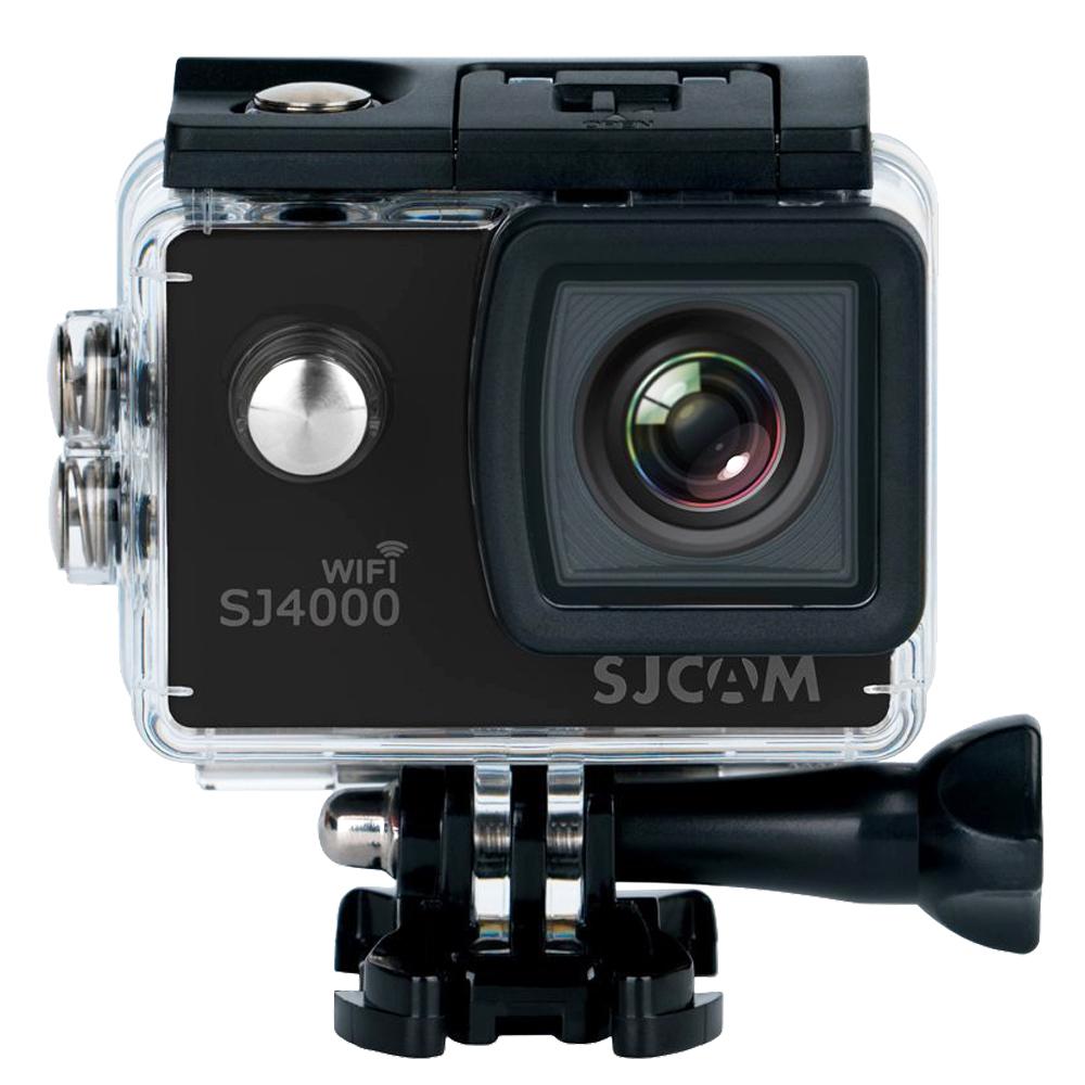 SJCAM SJ4000 WiFi 12MP Optical Full HD WiFi Sports Action Camera 170°Wide FOV 30M Waterproof DV Camcorder, Black