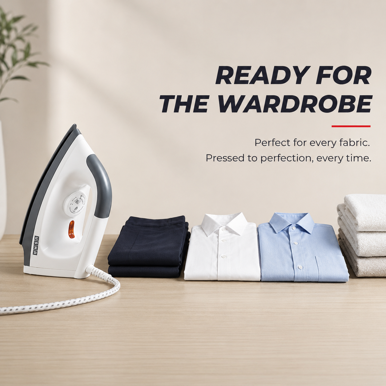 Usha EI 1602 1000-Watt Lightweight Dry Iron (multi-colour)