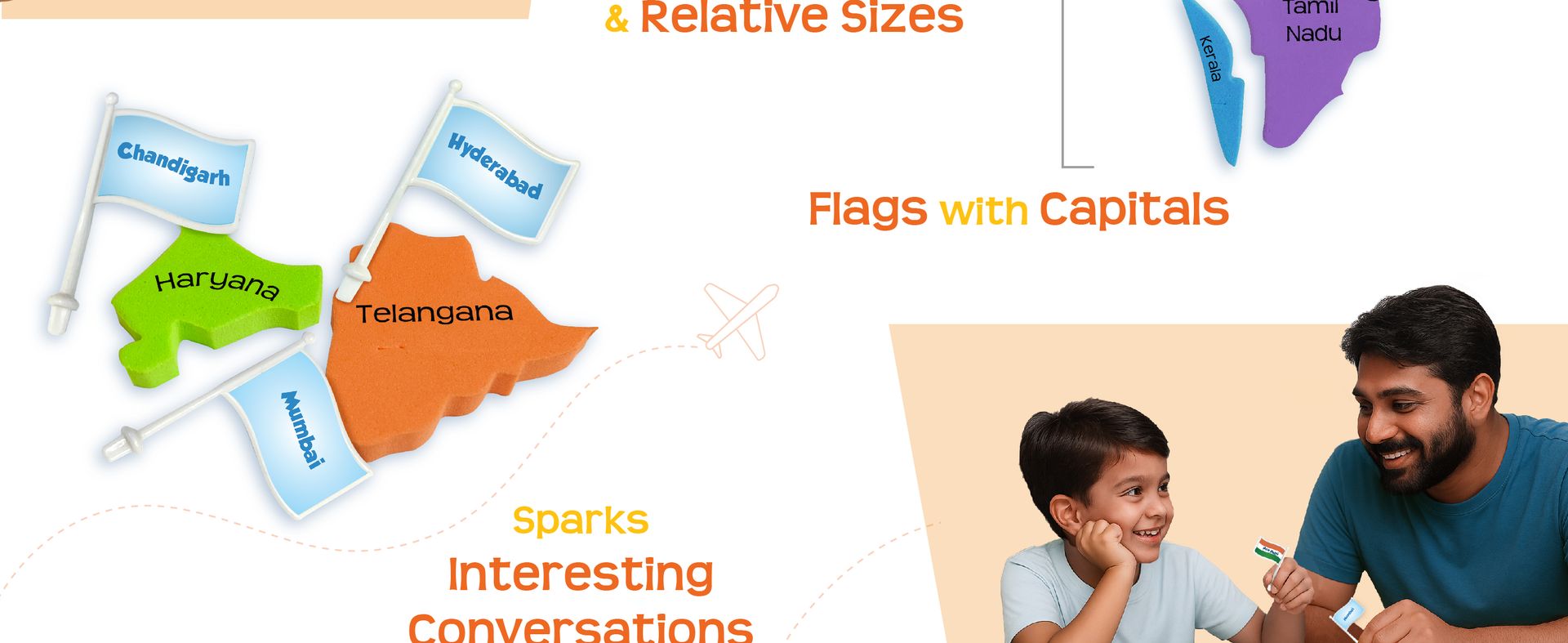 Imagimake Mapology India with State Capitals | Educational Toy | Age 5+