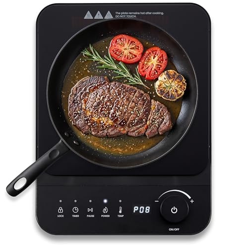 Elite Gourmet ESB100B Single Coiled Burner Hot Plate, Countertop, Black