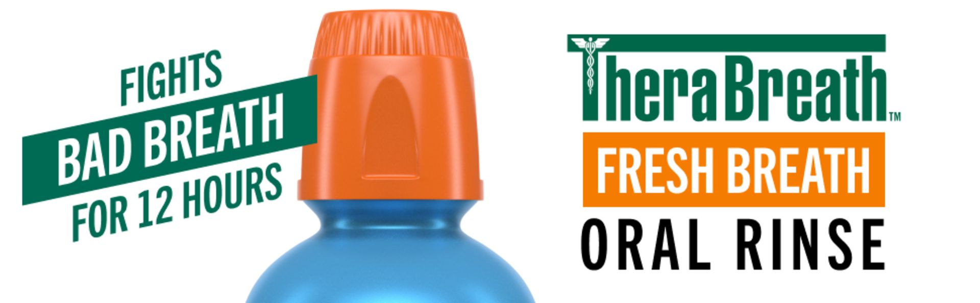 TheraBreath Fresh Breath Mouthwash, Icy Mint Flavor, Alcohol-Free, 16 Fl Oz (Pack of 2)