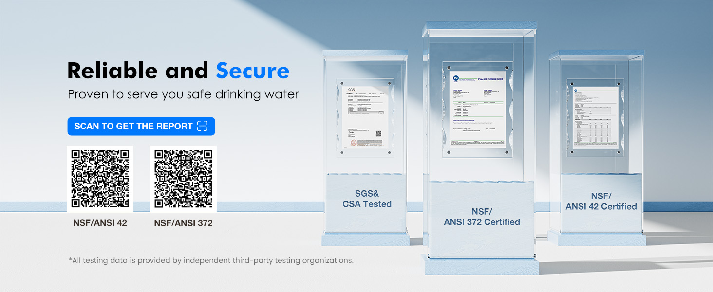 Purewell 3-Stage 0.01μm Ultra-Filtration Gravity Water Filter System, NSF/ANSI 42&372 Certification, 304 Stainless Steel Countertop System with 2 Filters and Stand, Reduce 99% Chlorine, 2.25G, PW-OB