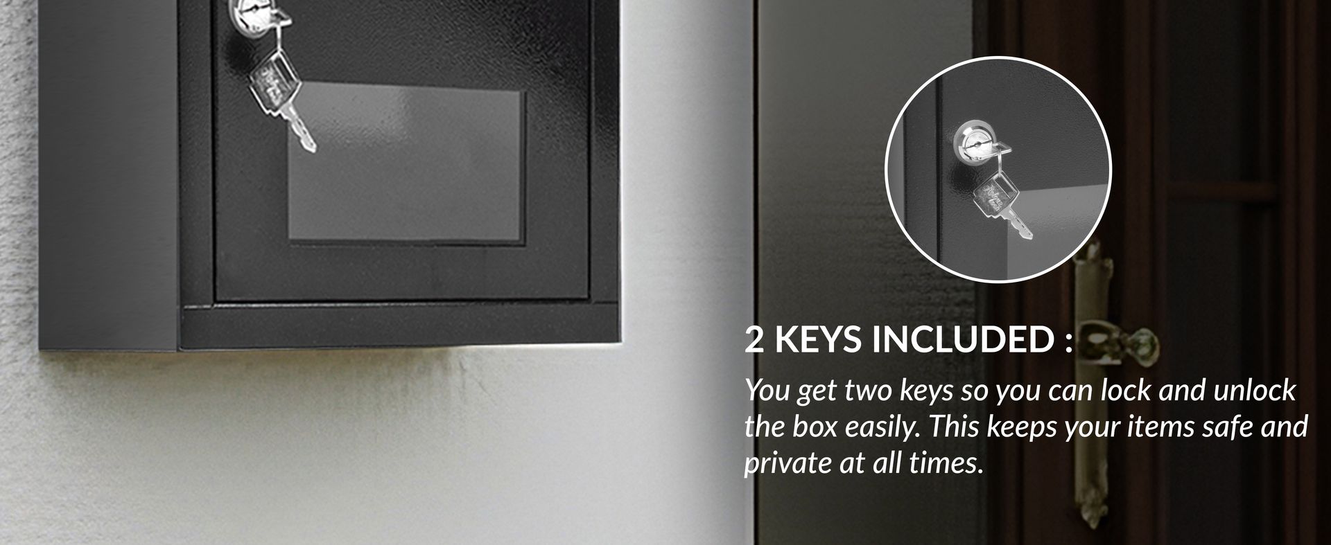 Plantex All in 1 Letter Box/Multipurpose Box- Suggestion Box/Complaint Box/Post Box/Donation Box/Letter Box for Home gate and Office with Keylocks - Table Top, Wall Mounted - GI Steel (Black)