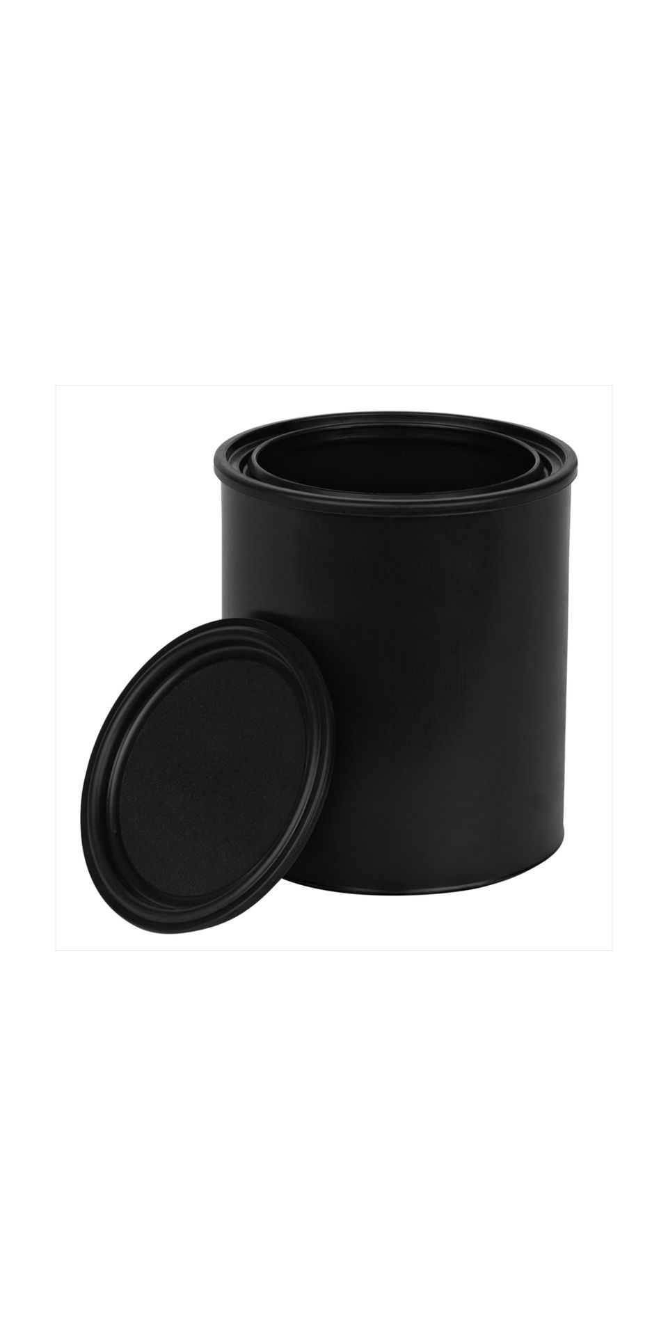 1-Quart Plastic Paint Bucket (3 Pack) - Triple Lock Airtight Seal - Minimizes Skimming - Rust Proof - Odor & Chemical Resistant - 32 Fl Oz All-Plastic Paint Can with Snap On Lid - Stock Your Home