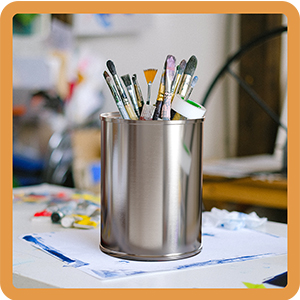 12PCS 1 Quart Empty Paint Cans with Lids, Metal Unlined Paint Bucket
