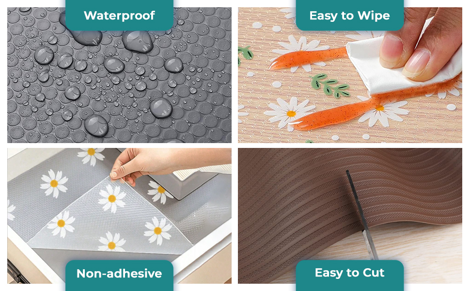 Trendy Home Anti-Slip Mat 45 cm x 5 m for Drawers, Fridge & Shelf Liners