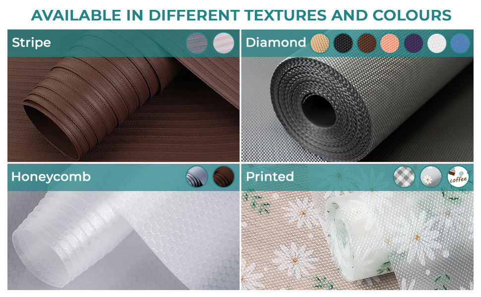 Trendy Home Anti-Slip Mat 45 cm x 5 m for Drawers, Fridge & Shelf Liners