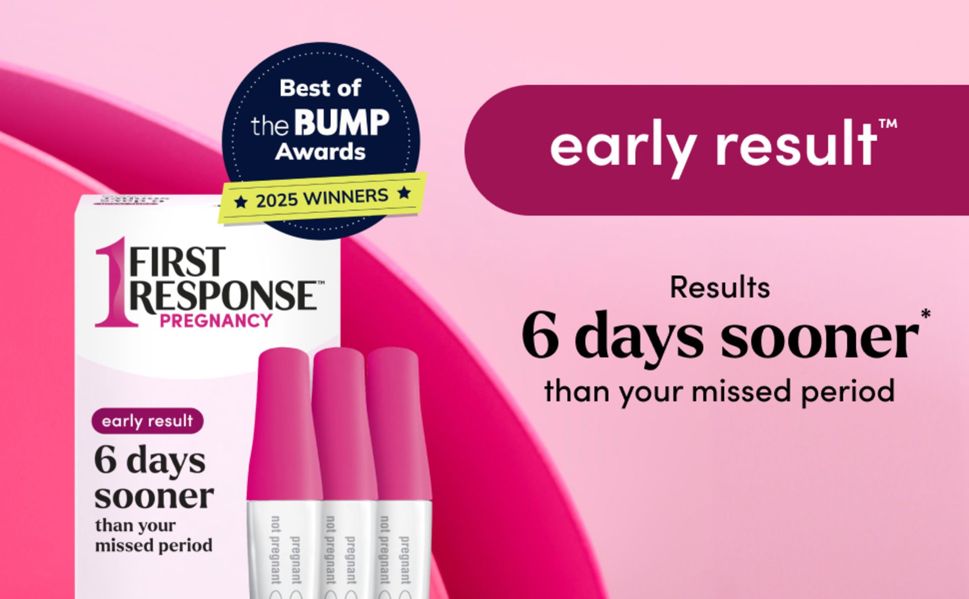 First Response Early Result Pregnancy Test, 3 Pack (Packaging & Test Design May Vary)