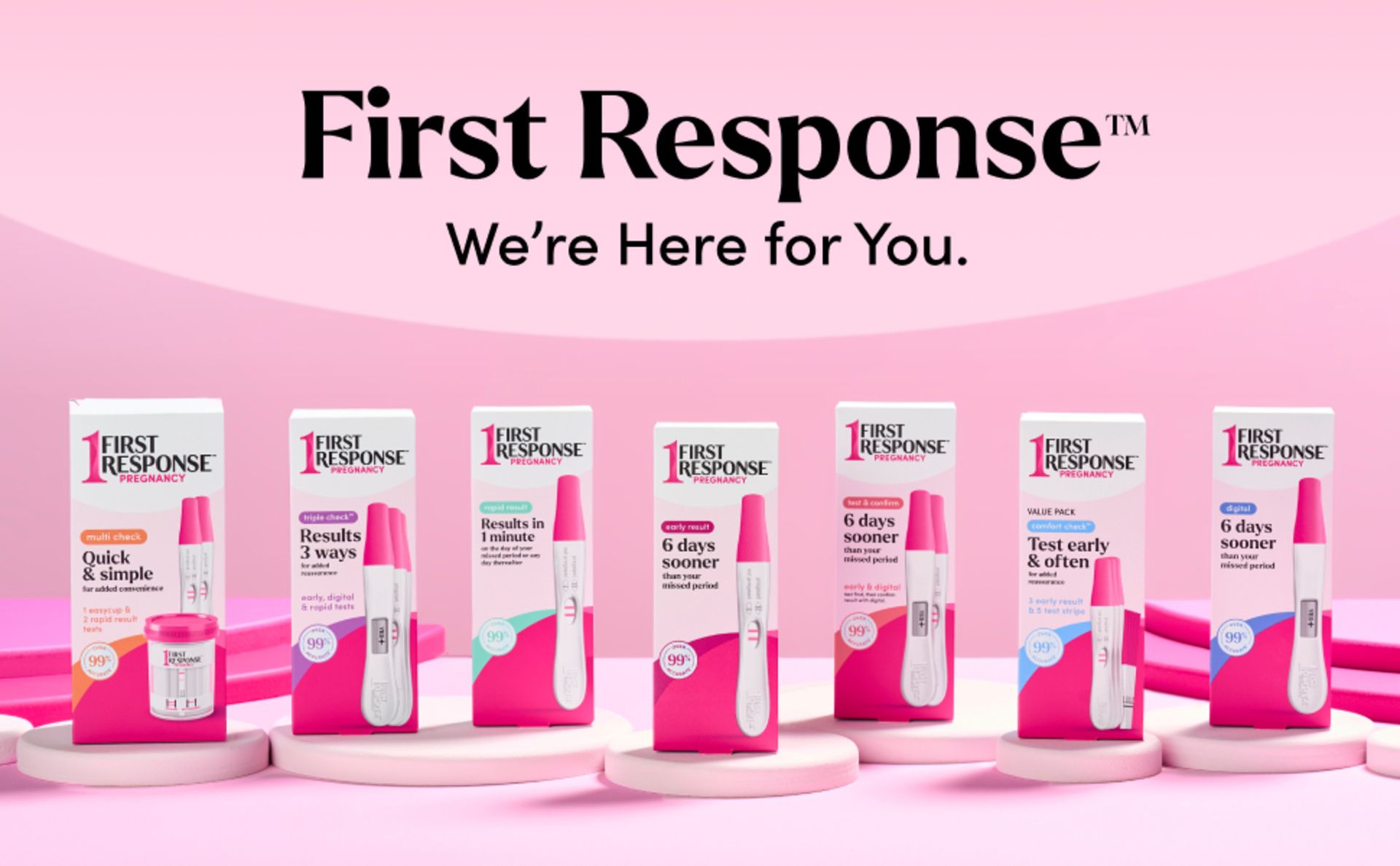 First Response Early Result Pregnancy Test, 3 Pack (Packaging & Test Design May Vary)