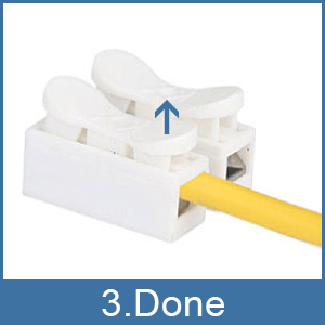 ROBOWAY 25Pcs CH2 Cable Connectors 2 Pins Electrical Push Type Shock Resistant Wire Connector Quick Splice Lock Wire Terminal 220V 10A, Wire Connector, Electrical Clamp Connectors, (Pack of 25)