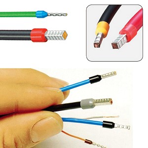 Rpi shop - 4 SQMM (E4009) Wire Ferrules Copper Crimp Connectors,Wire Crimping Tool Kit,Insulated Cord Pin End Terminal, Color Gray Pack of 100 Pcs