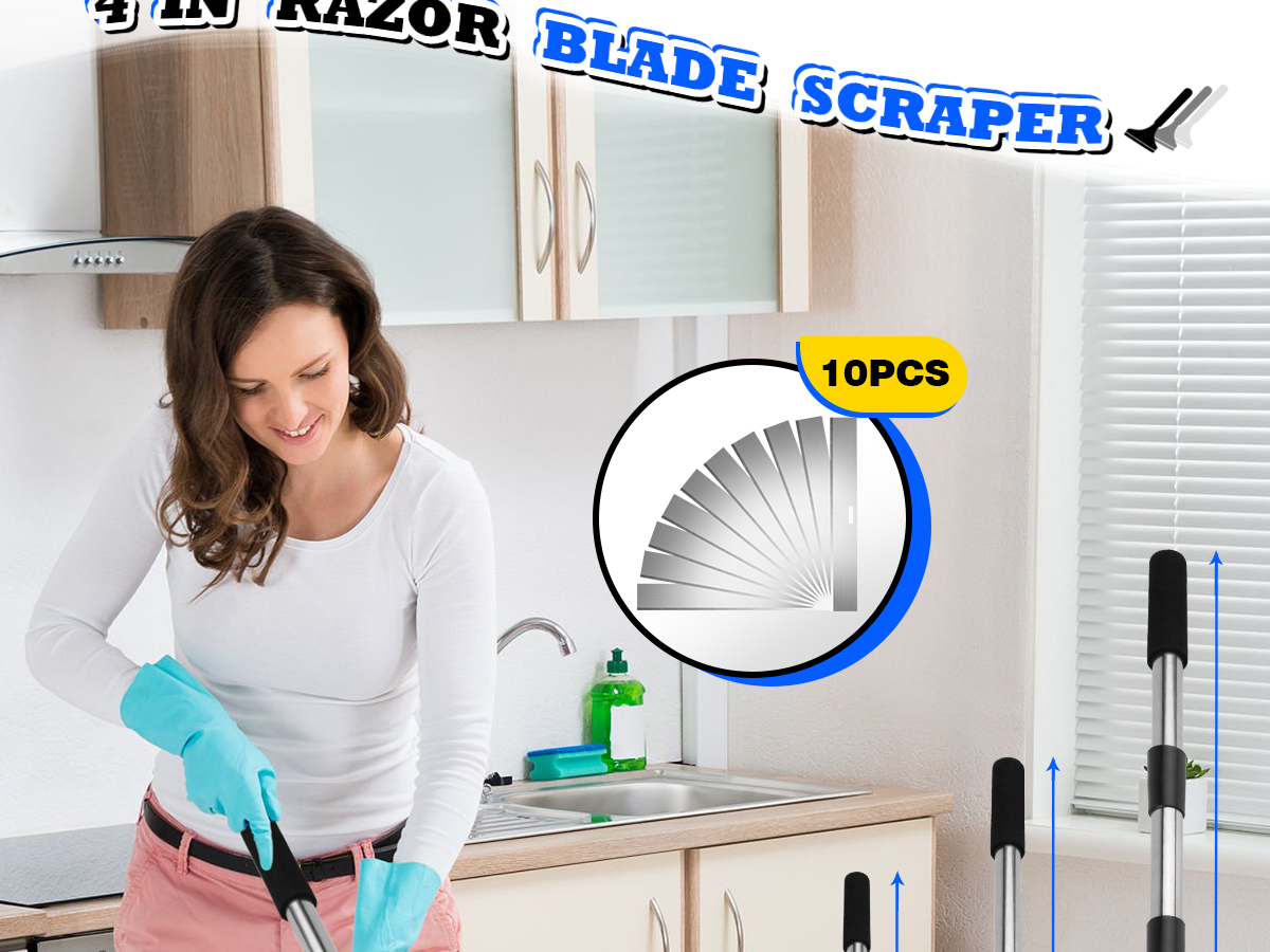 DIYSELF Scraper Tool 5.4 ft (65 in), Adjustable Floor Scraper