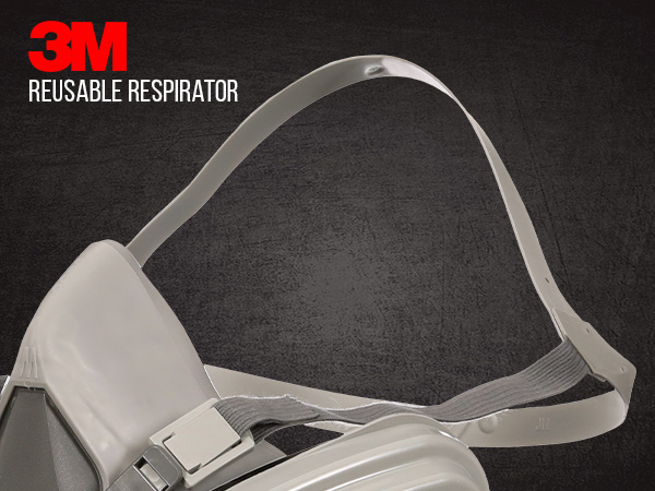 3M P100/OV Odor/Particulate Multi-Purpose Reusable Respirator 65021, NIOSH-APPROVED Organic Vapor Cartridge, Medium