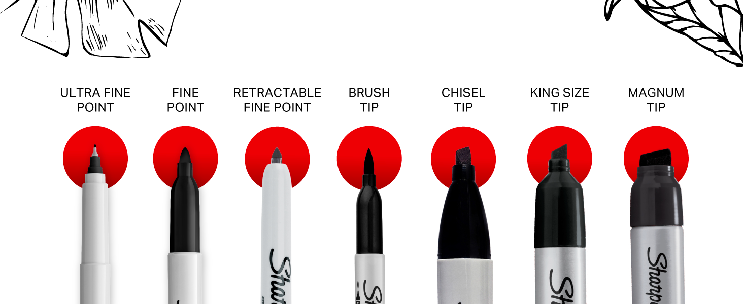 Sharpie Retractable Permanent Markers, Ultra Fine Point, Black, 12 Count