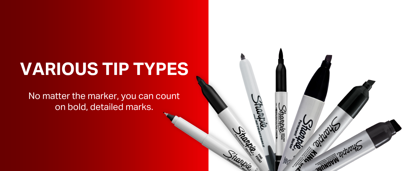 Sharpie Retractable Permanent Markers, Ultra Fine Point, Black, 12 Count