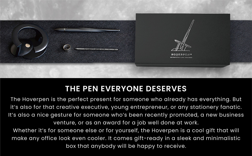 novium Hoverpen Interstellar - Space Black, Ballpoint Pen