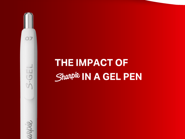 Sharpie S-Gel Bold Point Blue Gel Pens for Teachers, School & Office, Ideal Pens for Journaling, Drawing & Studying, Bold Point, 1.0mm, Smooth Writing, 12-Pack