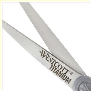 Westcott 8” Titanium Bonded Scissors with Adjustable Glide and Soft Handle, 2-Pack- Durable Multipurpose Scissors for Office, Home, and School Use, Sharp Precision Blades for Everyday Cutting