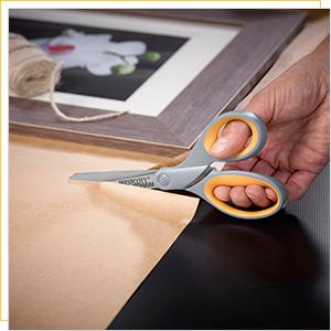 Westcott 8” Titanium Bonded Scissors with Adjustable Glide and Soft Handle, 2-Pack- Durable Multipurpose Scissors for Office, Home, and School Use, Sharp Precision Blades for Everyday Cutting