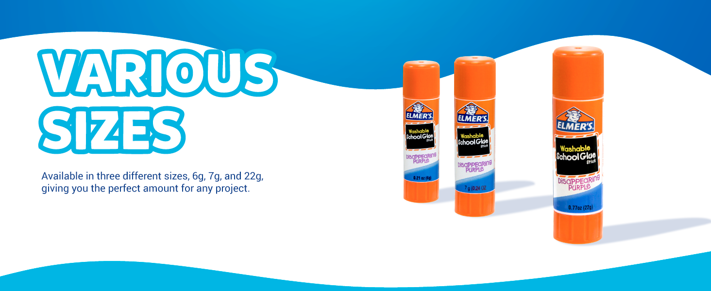 Elmer's All Purpose School Glue Sticks, Acid-Free and Washable, 7 Grams, 60 Count - Arts & Crafts, Projects, #1 Teacher Brand