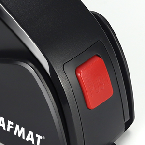 AFMAT ES10 Stapler for Desk, 50 Sheet Effortless Desktop Stapler Staple with One Finger, Portable Ergonomic Handheld Staplers Heavy Duty, Built-in Remover, Space Save Size, Good for Home & Office