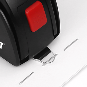 AFMAT ES10 Stapler for Desk, 50 Sheet Effortless Desktop Stapler Staple with One Finger, Portable Ergonomic Handheld Staplers Heavy Duty, Built-in Remover, Space Save Size, Good for Home & Office