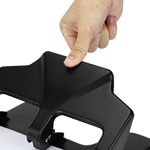 AFMAT 3 Hole Punch Heavy Duty, 40-Sheet Three Hole Punch, 50% Reduced Effort, 3 Hole Puncher for Binder w/Large Chip Tray, 9/32" Holes Diameter, Metal Paper Puncher for Home/Office/School, HP14