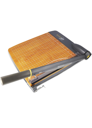 Westcott 12'' TrimAir Wood Guillotine Paper Cutter & Paper Trimmer, 30 Sheet (15106)