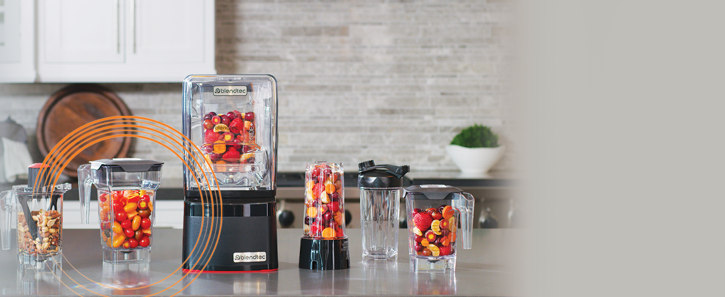 Blendtec 75oz FourSide Jar, 32oz Blending Capacity, Clear
