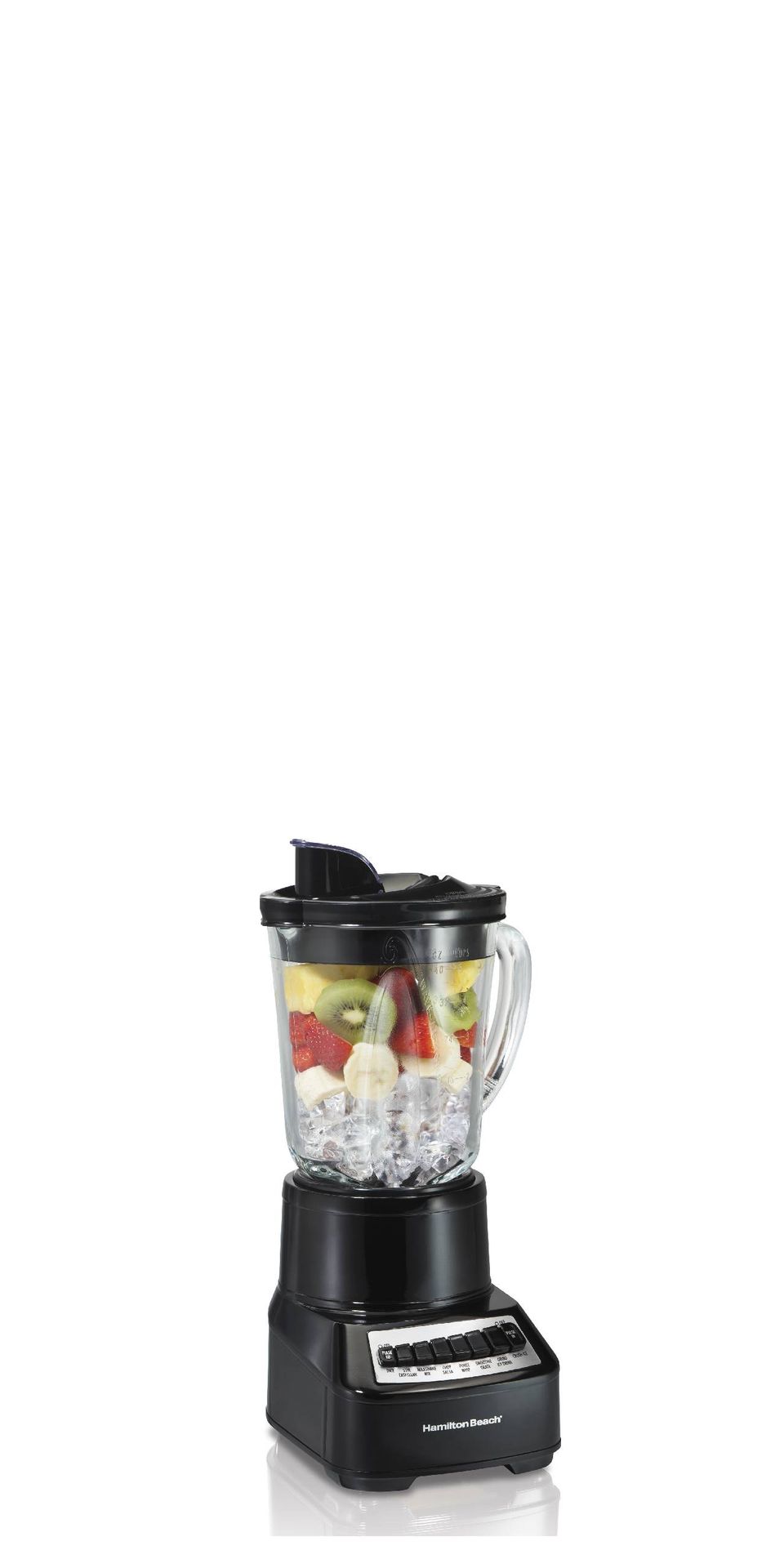 Hamilton Beach Wave Crusher Blender for Smoothies With 40 Oz Glass Jar
