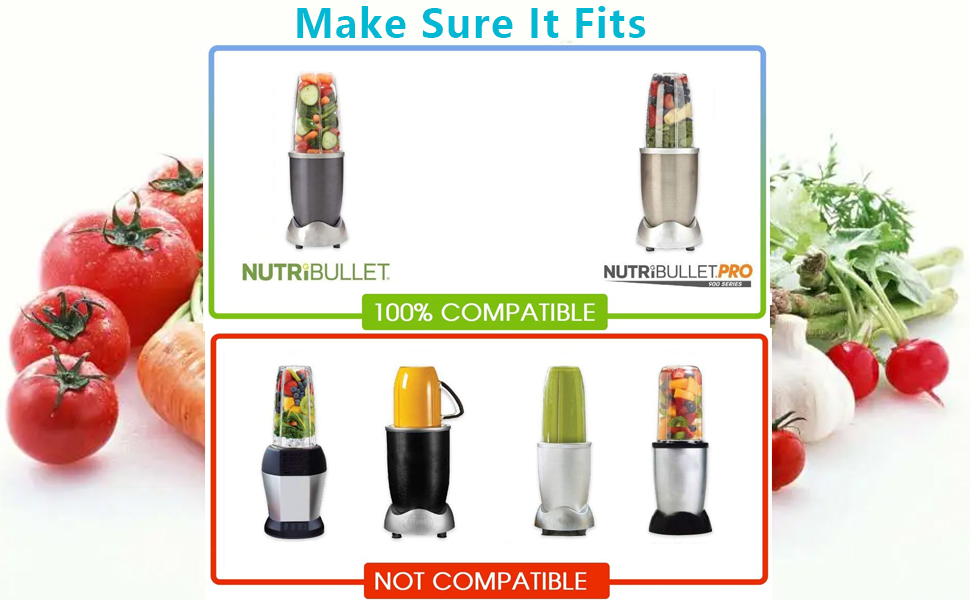 2 Pack 32oz Replacement Cups Compatible with NutriBullet 600W & Pro 900W