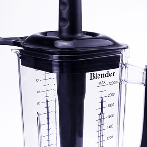 CRANDDI Quiet Commercial Blender with Soundproof Shield, 2200 Watt Professional Blenders for Kitchen with 80oz Jar and Self-Cleaning, High-Speed Blenders K90 Black