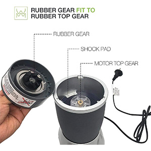 Extractor Blade Replacement Parts & Cups & Rubber Gear & Top Gear & Gaskets & Shock Pad Replacement Parts for NutriBullet Blender Accessories 600W/900W Series