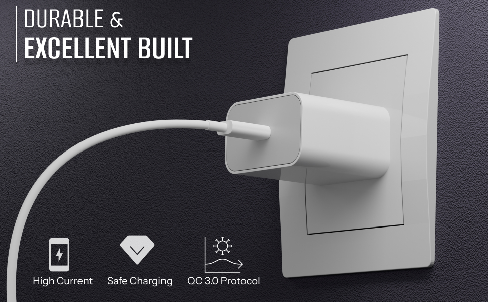 20W USB-C Charger with Type-C Cable Fast Charging for iPhone & iPad Kit