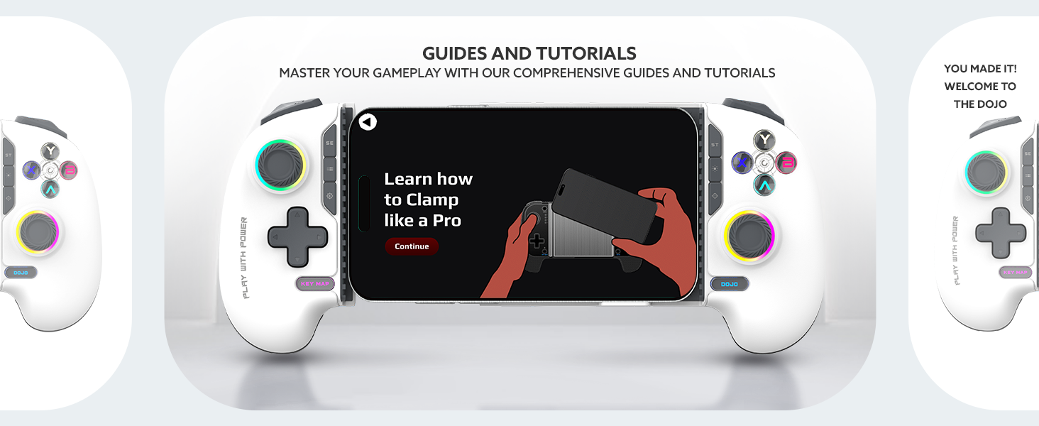 EvoFox Deck 2 Smartphone Gamepad with Hall Effect Triggers & Joysticks | Bluetooth Wireless Controller for Android, iOS, Windows, macOS & Nintendo Switch | Key Mapping, Macro Buttons, RGB Lighting