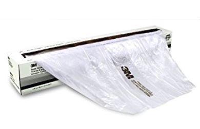 3M Plastic Sheeting, 06724,16 ft x 400 ft, 1 Roll