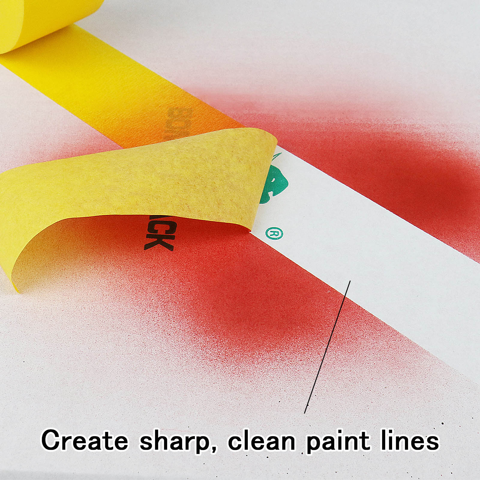 BOMEI PACK 3 Pack Yellow Painters Tape, 2 inch x 30yds, Premium Painting Masking Tape, Clean Release Paper Tape for Home and Office