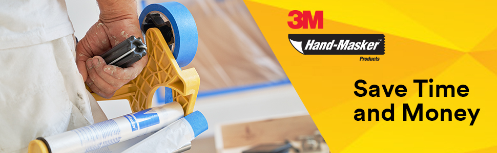 Hand-Masker 3M Pre-Assembled Masking Film & Tape Kit, M3000-PAK-SC