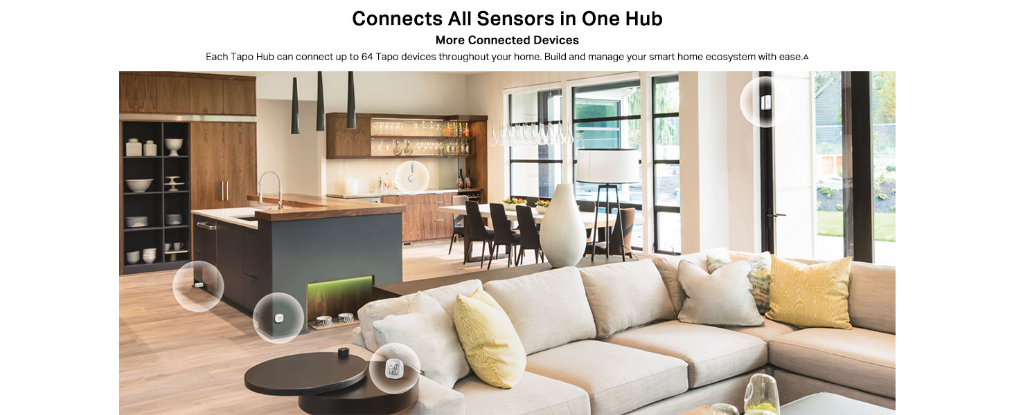 TP-Link Tapo H100 IoT Smart Hub with Chime | Smart Alarm and Doorbell | Smart Actions with Sensors, Switches & Buttons | Connect with up to 64 smart devices, Compatible with Alexa, Assistant, WiFi