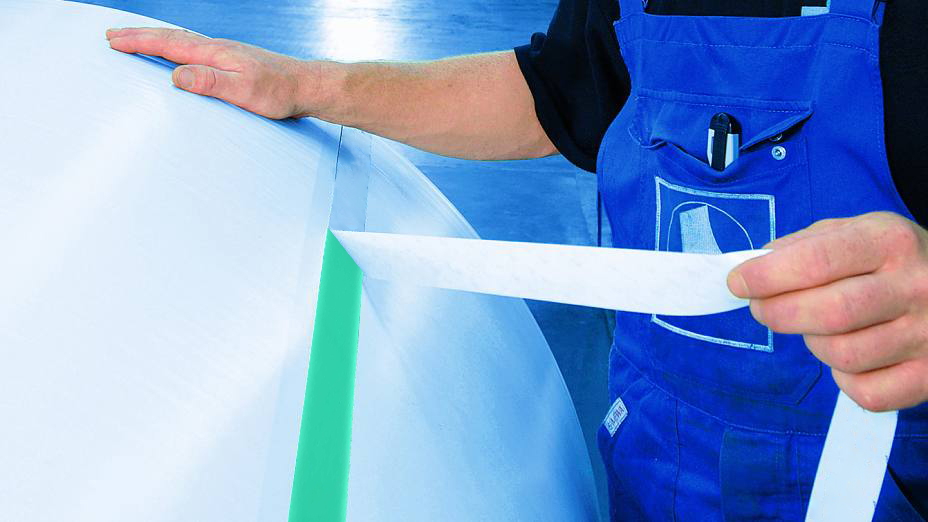 APT Polyester Tape with Silicone Adhesive, High Temperature, 3.5 Mil Thickness, Powder Coating, E-Coating (1, 2" x 72Yds)