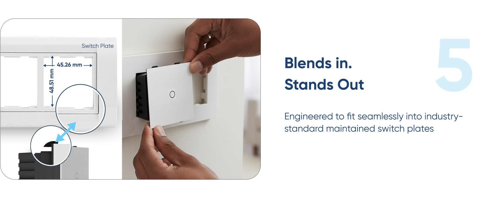 AZIOT SMART MODULAR 1 GANG PREMIUM TOUCH SWITCH - GLASS (Not Acrylic)- (24 amp Switch): Elevate Your Home with Effortless Control