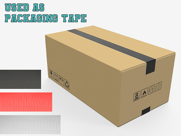Black Duct Tape Heavy Duty, Super Strong Sticky and No Residue Black Waterproof Duct Tapes, Multi-Use Duct Tapes for Packaging, Binding, Material Handling, 1 Roll (2 Inch x 30 Yards)