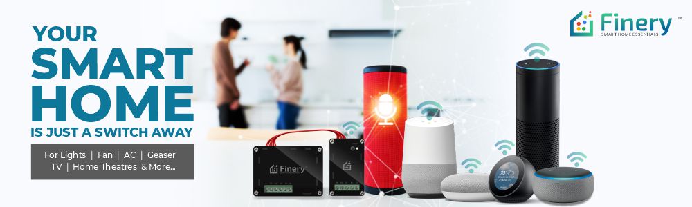 Finery 3 Node WiFi Smart Switch Retrofit Kit Supports Manual switches Compatible with Alexa & Home iOS and Android Smart Life app (3 Node/Gang)