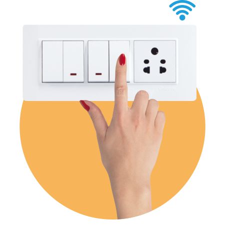 Finery 3 Node WiFi Smart Switch Retrofit Kit Supports Manual switches Compatible with Alexa & Home iOS and Android Smart Life app (3 Node/Gang)