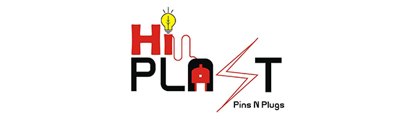 Hi-PLASST (7mm, Pack of 100) Cable Clips with Metal Nails - Heavy Duty Wire Fasteners, Cord Organizers, Round Cable Clamps for Wall-Mounted Cable Management, Hanging Wires, Home & Office Use