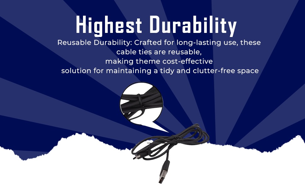 HAKUHO 200-Piece Reusable Metallic Twist Cable Ties - Fasten and Organize Wires with Ease (6 Inch, Black and White) - Durable Cord Management Solution